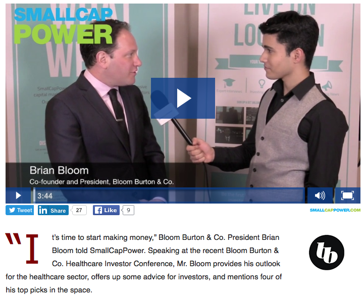 Brian Bloom Reveals His Top Healthcare Stock Picks